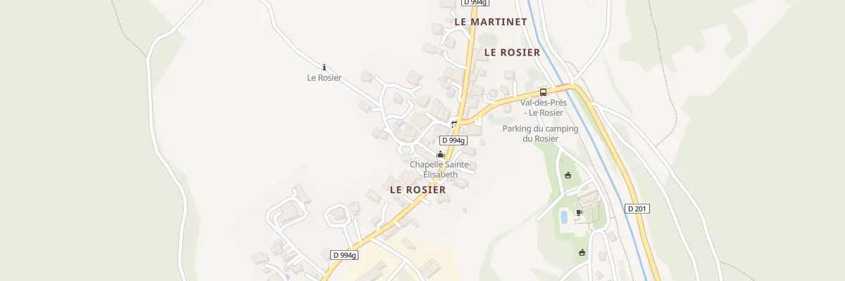 Plan du 5284 Le Rosier à Val-des-Prés