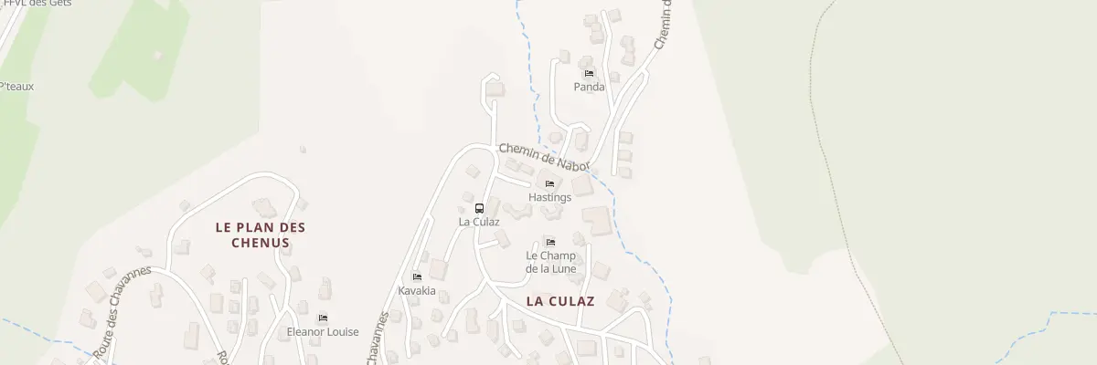 Plan du 1771 Rte des Chavannes aux Gets