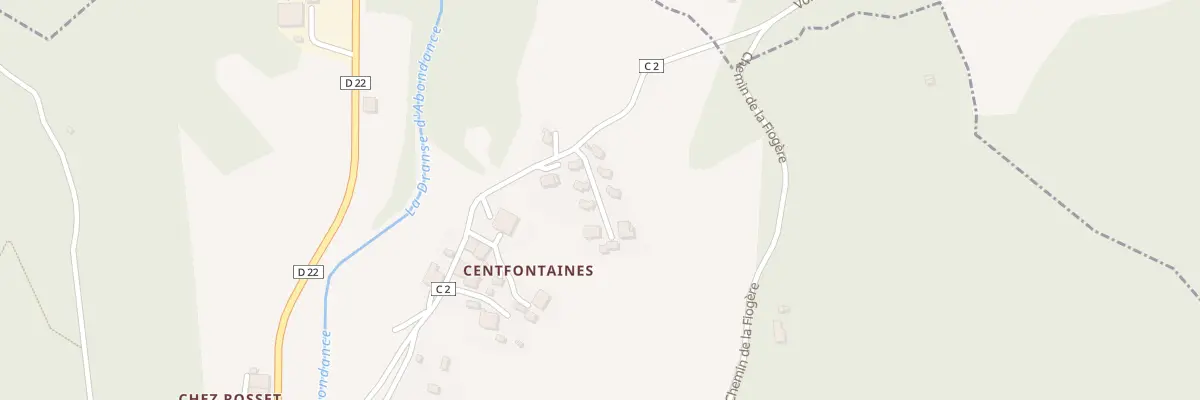 Plan du 15 Imp de la Planche à Bonnevaux