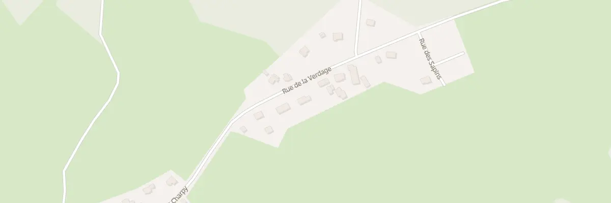 Plan du 9000 Rue de la Verdage au Bizot