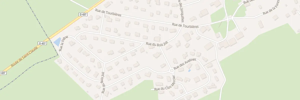 Plan du 44 Rue du Bois Joli à La Chenalotte