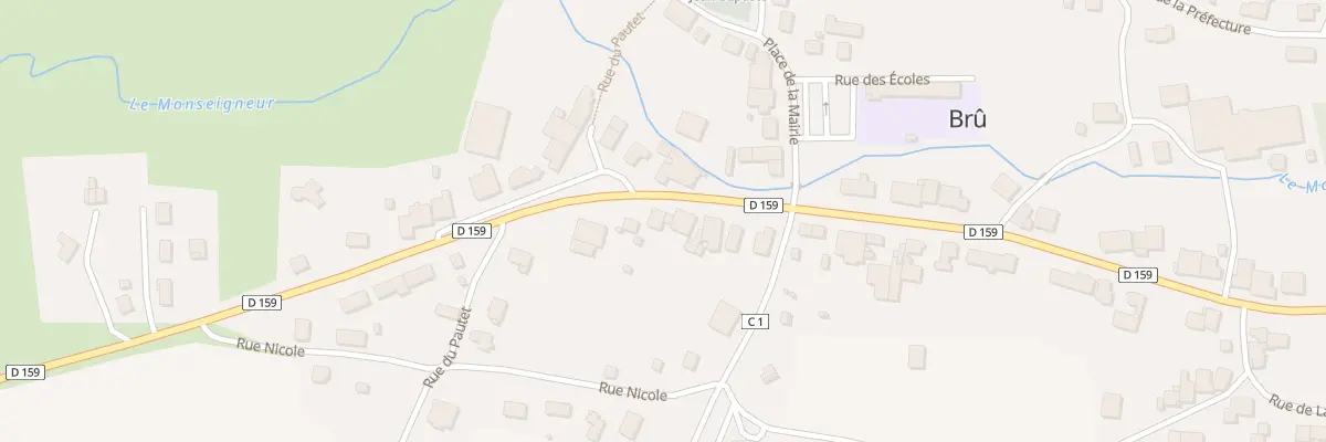 Plan du 9 Rue de Lorraine à Brû