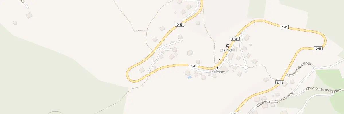 Plan du 2480 Rte du Plateau d’Assy à Passy