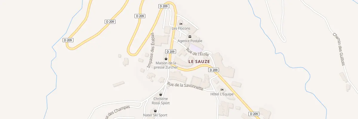 Plan du 672 Av du Sauze à Enchastrayes