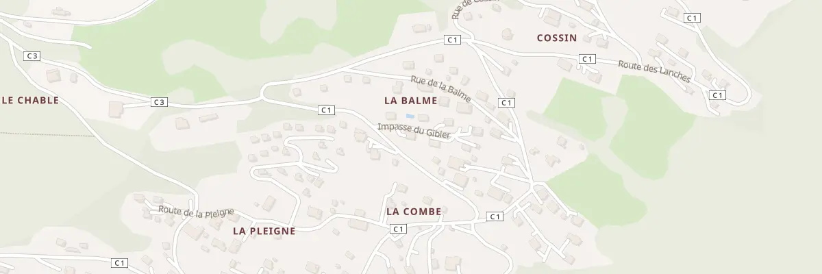 Plan du 46 Imp du Gibier à Verchaix