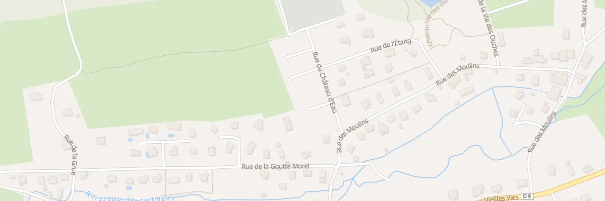 Plan du 3 Rue du Château d’Eau à Champey
