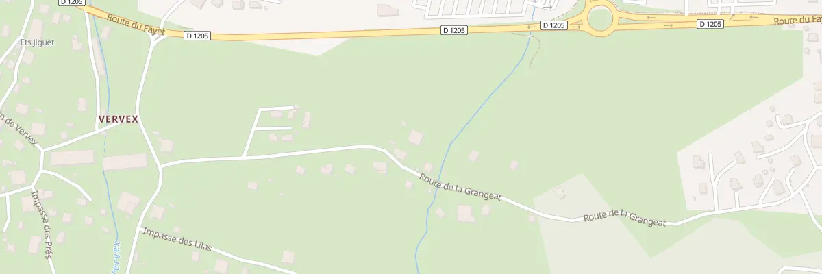 Plan du 1990 Rte du Fayet à Domancy