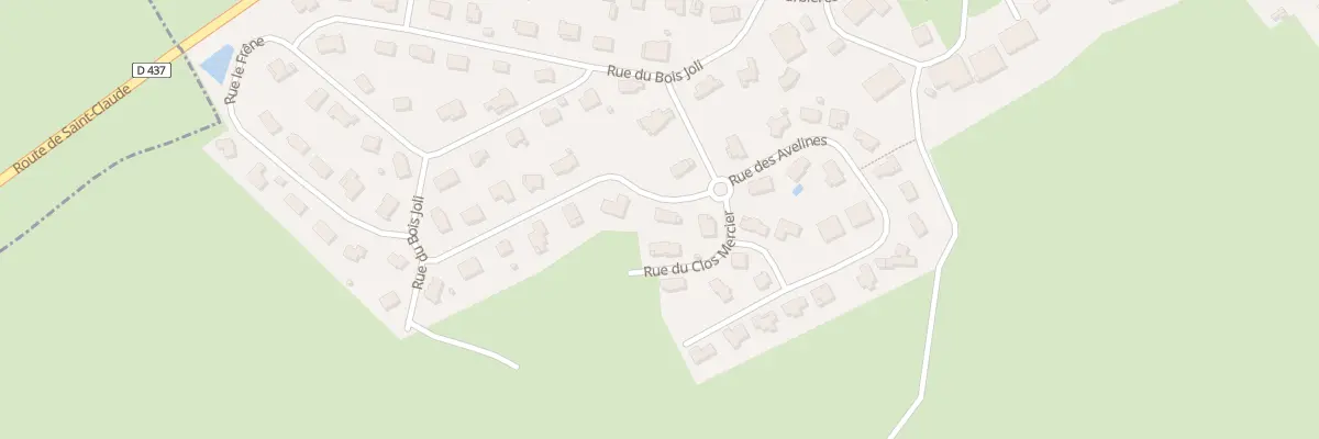 Plan du 12 Rue des Avelines à La Chenalotte