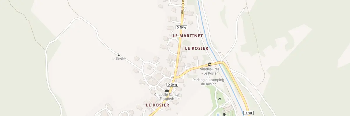 Plan du 5089 Le Rosier à Val-des-Prés