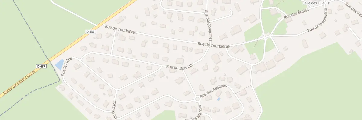 Plan du 4 Rue du Bois Joli à La Chenalotte
