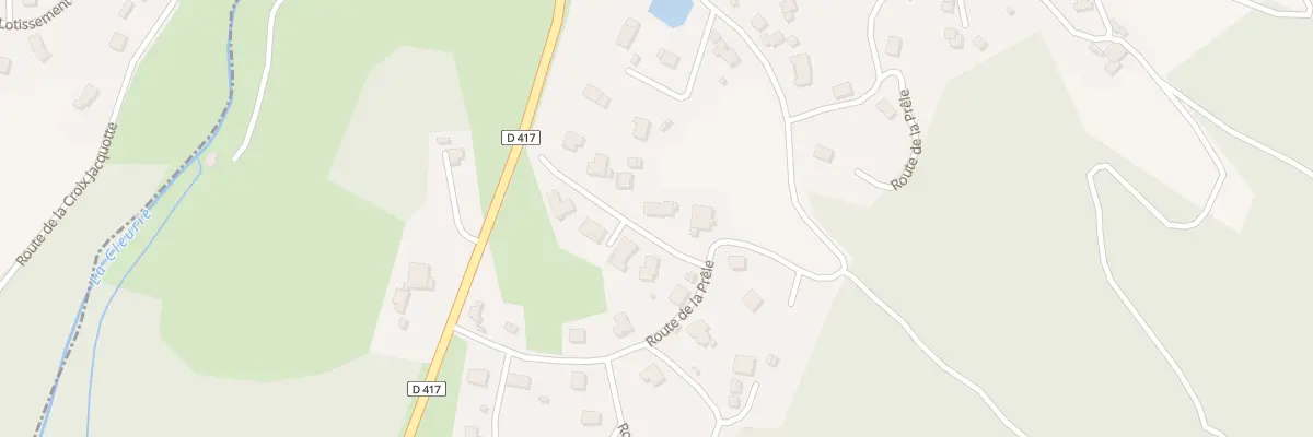 Plan du 2 Lot aux Frachamps au Syndicat