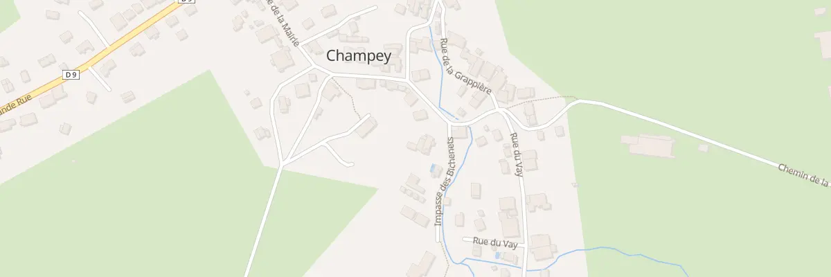 Plan du 4 Rue du Vay à Champey