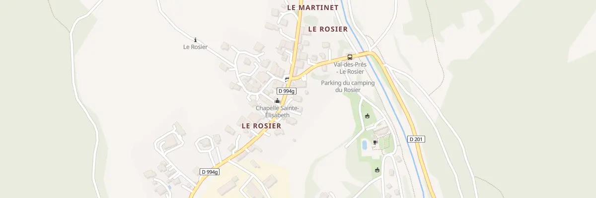 Plan du 5336 Le Rosier à Val-des-Prés