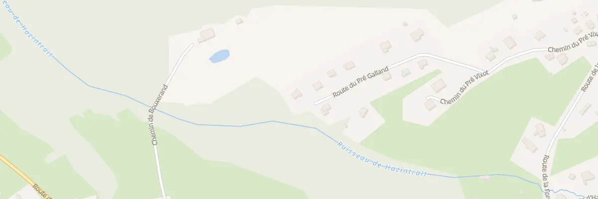 Plan du 312 Rte du Pré Galland à Cleurie