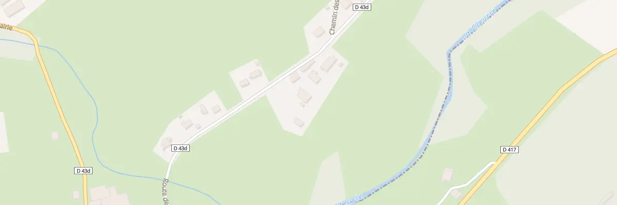 Plan du 24 Rte de St Ame à Cleurie