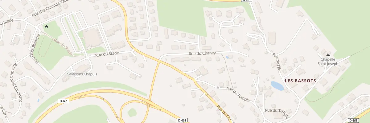 Plan du 10 Rue du Chaney à Villers-le-Lac
