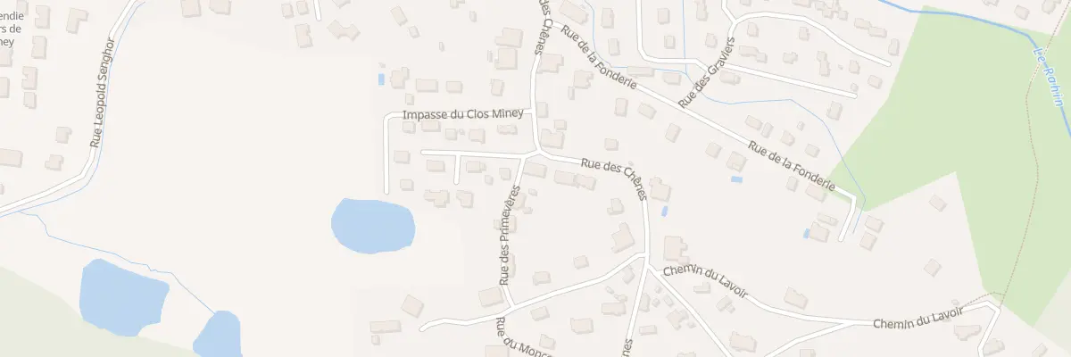 Plan du 10 Rue des Chênes à Champagney
