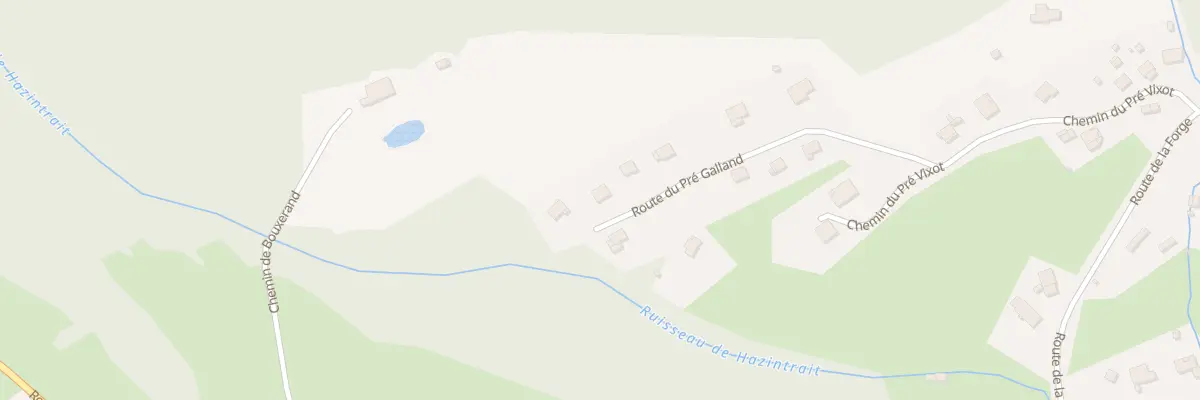 Plan du 274 Rte du Pré Galland à Cleurie