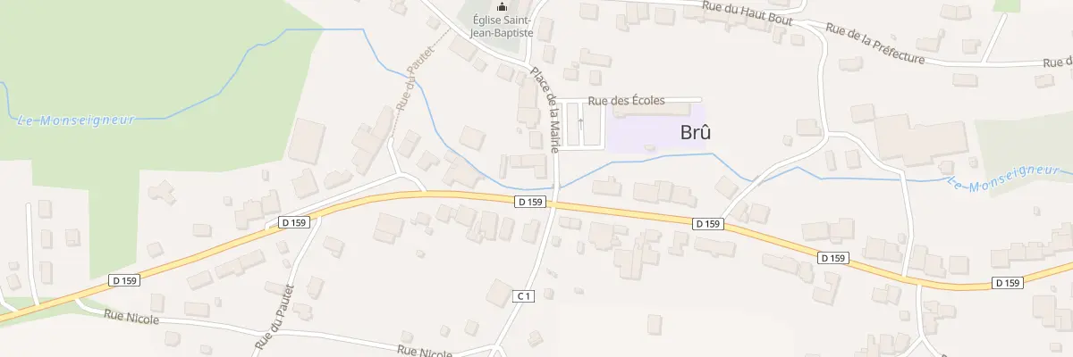 Plan du 6 Pl de la Mairie à Brû