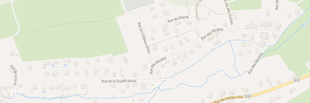 Plan du 7 Rue des Moulins à Champey