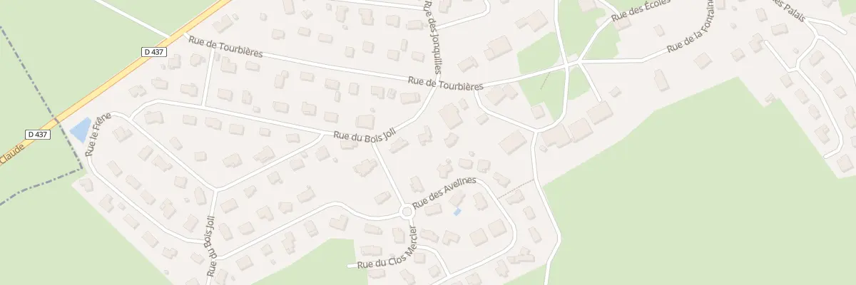 Plan du 50 Rue du Bois Joli à La Chenalotte