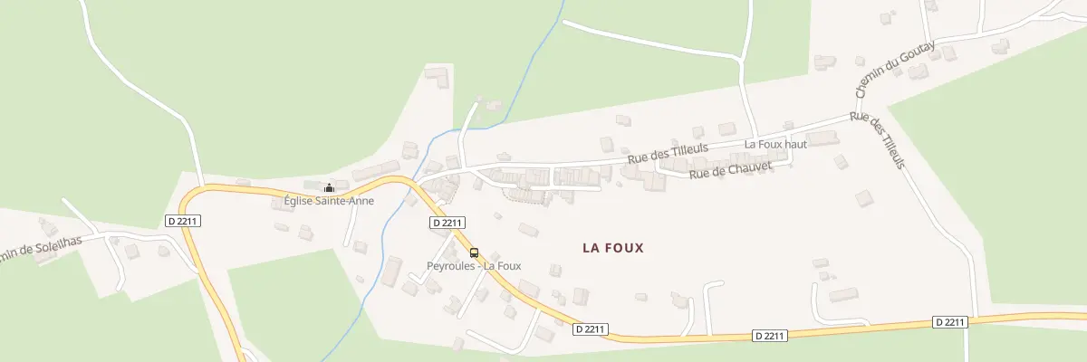 Plan du 7040 La Foux à Peyroules