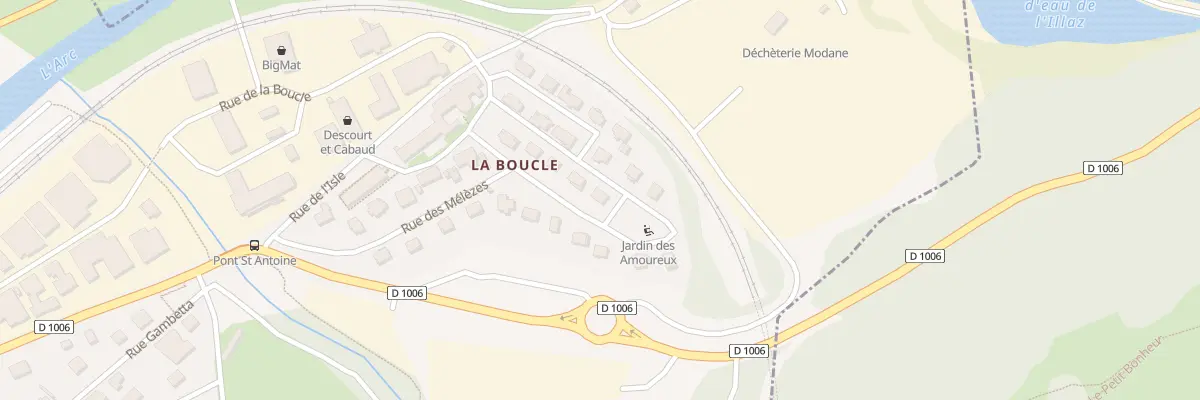 Plan du 110 Rue des épicéas à Modane