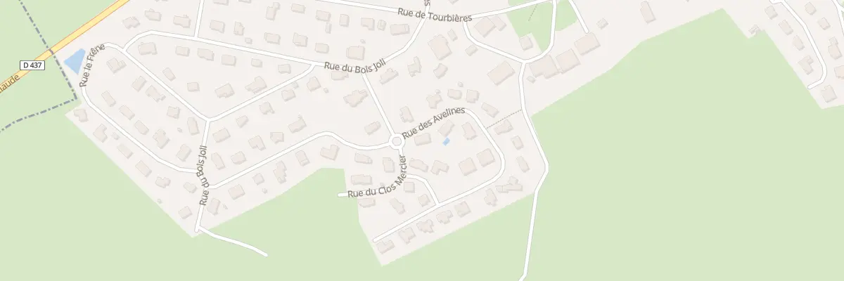 Plan du 16 Rue des Avelines à La Chenalotte