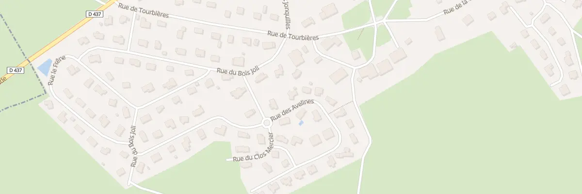 Plan du 15 Rue des Avelines à La Chenalotte