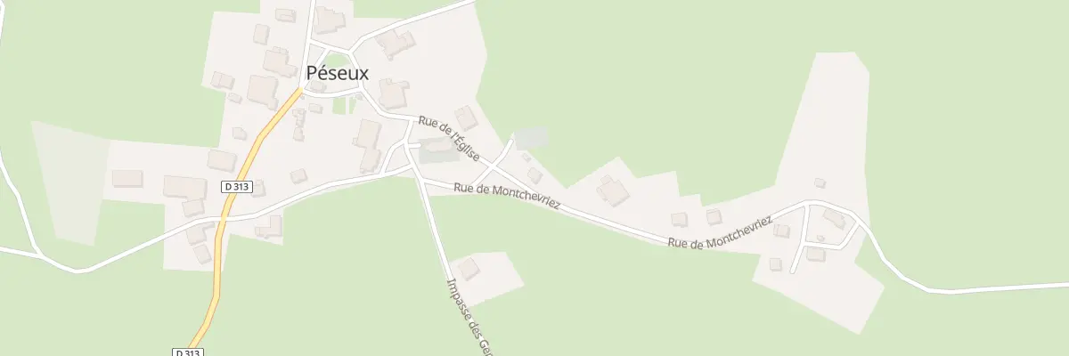 Plan du 5 Rue de l’Eglise à Péseux