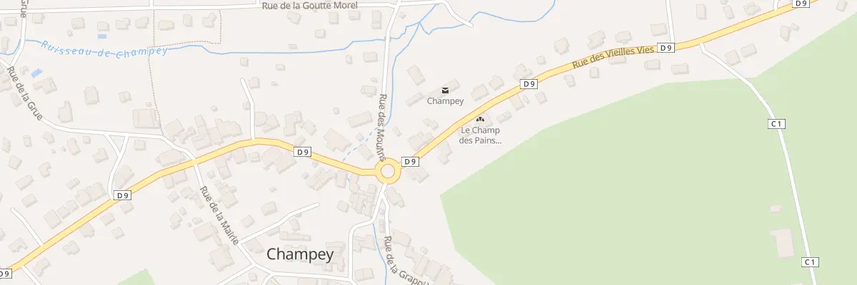 Plan du 5 Rue des Vieilles Vies à Champey