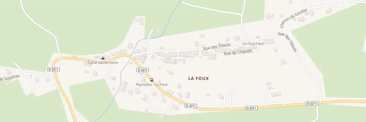 Plan du 5104 La Foux à Peyroules