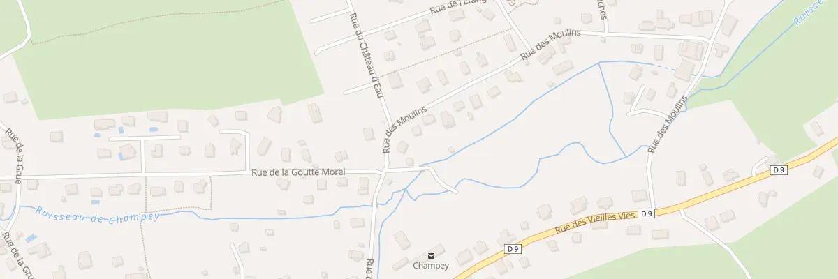 Plan du 8 Rue des Moulins à Champey