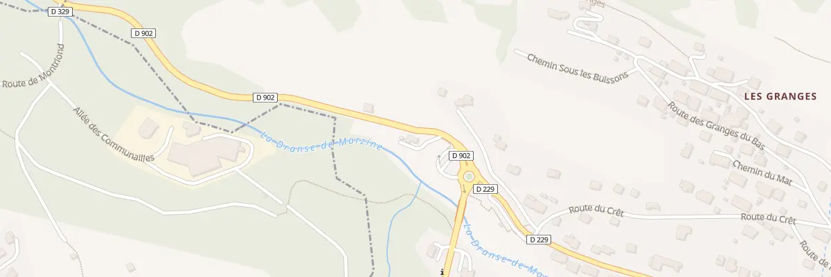 Plan du 407 Rte du Pont de Fer à Montriond