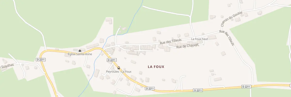 Plan du 5103 La Foux à Peyroules