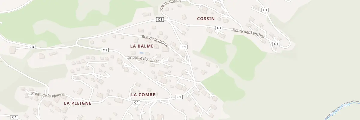 Plan du 212 Rue de la Balme à Verchaix
