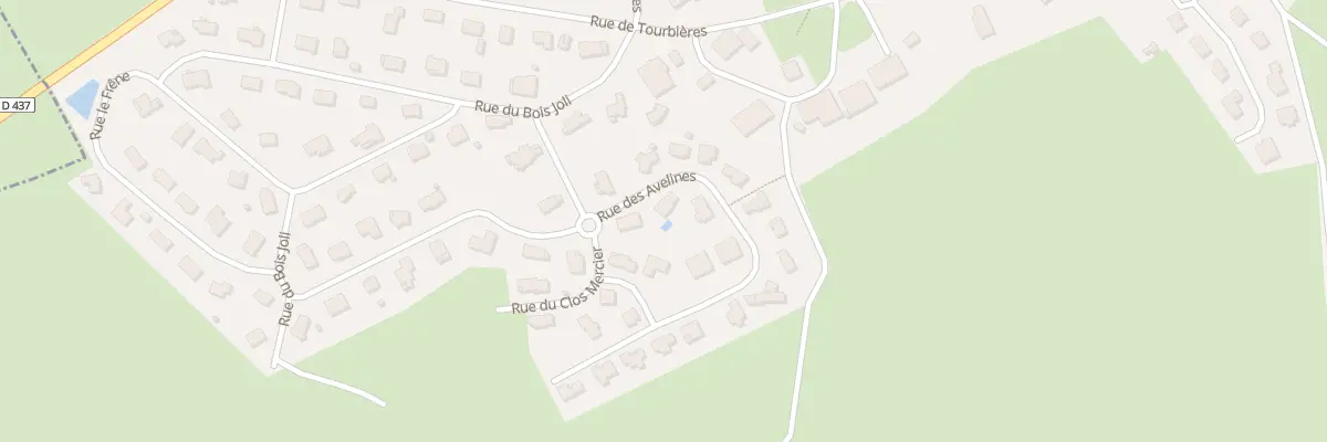 Plan du 18 Rue des Avelines à La Chenalotte