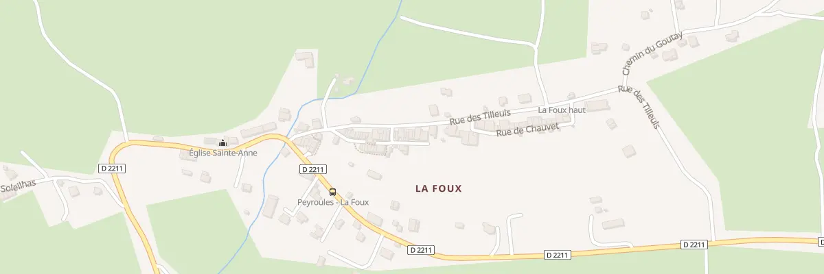Plan du 5102 La Foux à Peyroules