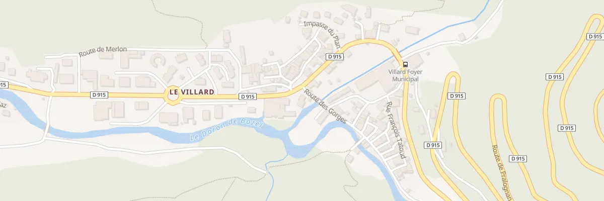 Plan du 4 Rte des Gorges à Planay