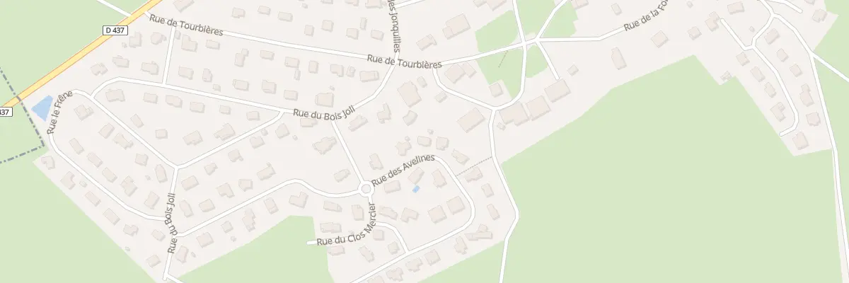 Plan du 17 Rue des Avelines à La Chenalotte