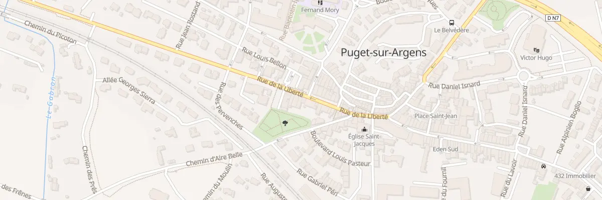 Plan du 117 Rue de la Liberté à Puget-sur-Argens