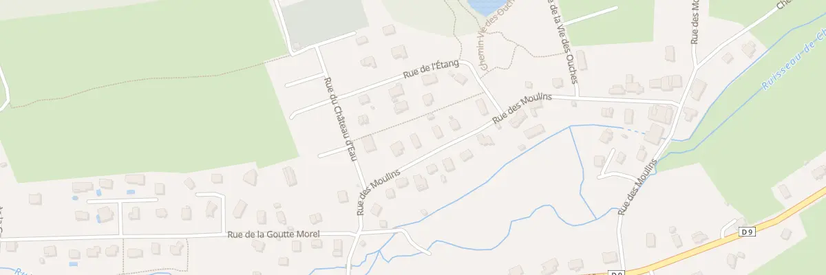 Plan du 9 Rue des Moulins à Champey