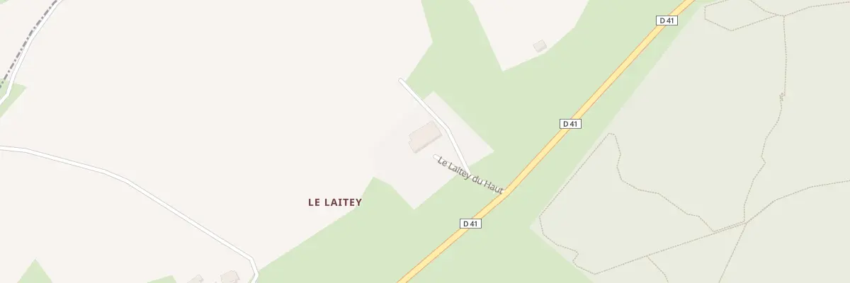 Plan du 1 Le Laitey du Haut au Luhier