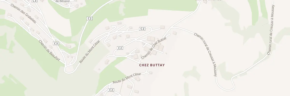 Plan du 69 Che de Chez Buttay à Bernex
