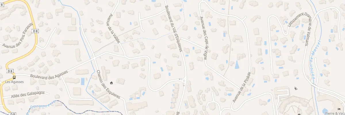 Plan du 495 Bd du Val d’Esquieres à Roquebrune-sur-Argens