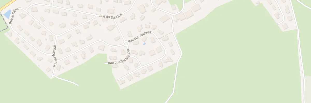 Plan du 24 Rue des Avelines à La Chenalotte