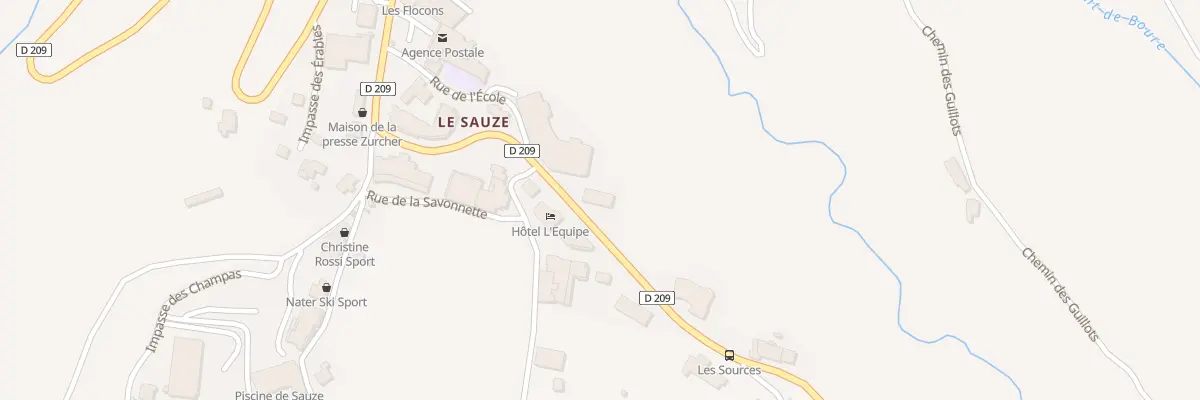 Plan du 516 Av du Sauze à Enchastrayes