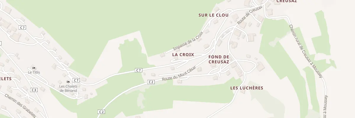Plan du 80 Che du Sindaz à Bernex