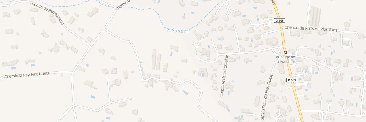 Plan du 252 Imp de la Fontaine à Fayence