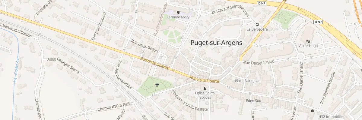 Plan du 11B Rue Edouard Branly à Puget-sur-Argens